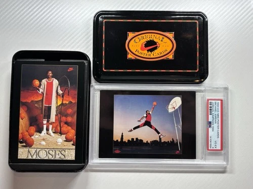 1994 Upper Deck Nike Poster Cards Jumpman Michael Jordan BULLS PSA 4 EX