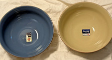 TWO Denby Heritage Veranda Fountain Serving Mixing Bowls - NEW - DISCONTINUED