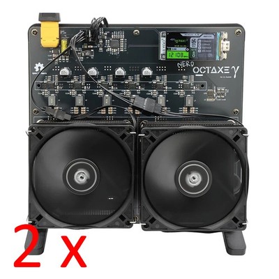 2 x 12Th/s (24 Th/s) NerdOCTAxe Rev3.1 High performance Bitcoin Miners | NEW