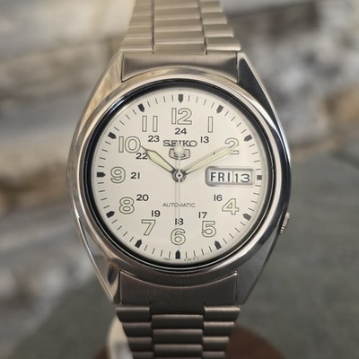 Seiko   Automatik St Steeel 7S26A Herren Uhr Ungetragen-Neuwertig