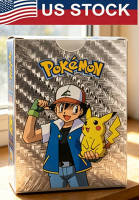 pokemon cards united states In Stock Pokemon GX Vmax Moltres Silver Foil Cards 55Pcs TCG Card Pack