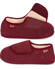 Women's Non-Slip Adjustable Slippers for Diabetic Swollen Feet- Size 9