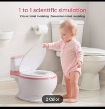 2-In-1 Toddler Potty Training Toilet - Larger Potty Chair  Detachable Training