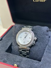 Cartier Pasha 2378 38mm Custom Diamond Bezel Automatic Watch 16