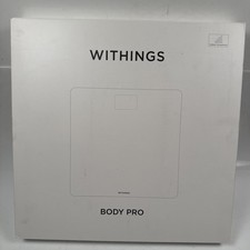 Withings - Body Pro Smart Wi-Fi Scale - White - WBS09 - BMI - New Perfect