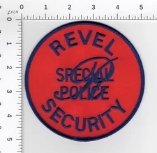 REVEL SECURITY ( SPECIAL POLICE )  DIST COLUMBIA COLLECTIBLE EMBROIDERED PATCH