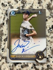 2022 Bowman Draft - Chrome Draft Pick Autographs Jacob Misiorowski #CDA-JMI