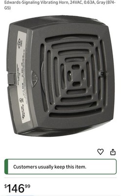 Edwards Signaling - 874-G5 Adaptahorn - Heavy Duty Die Cast Surface Mount Horn