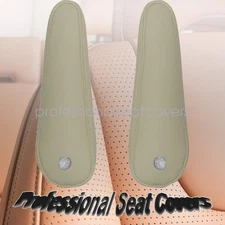 NEW For 2007-2014 Cadillac Escalade 2ND ROW Seat Armrest Leather Cover Tan