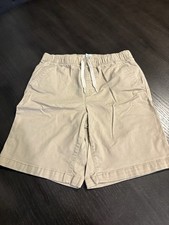 Old Navy Boys Kaki Shorts Size XL 14-16 Drawstring Elastic Waist NWOT