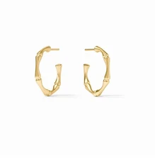 Julie Vos Bamboo Hoop Earings
