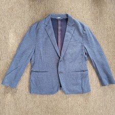 Bonobos Men's Sport Coat Blazer Lanificio Fortex Slim Fit 42S Blue 100 Cotton
