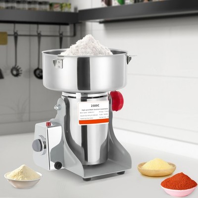 High-Efficiency Electric Grain Mill - 4500W Power, 5.51 lbs Capacity