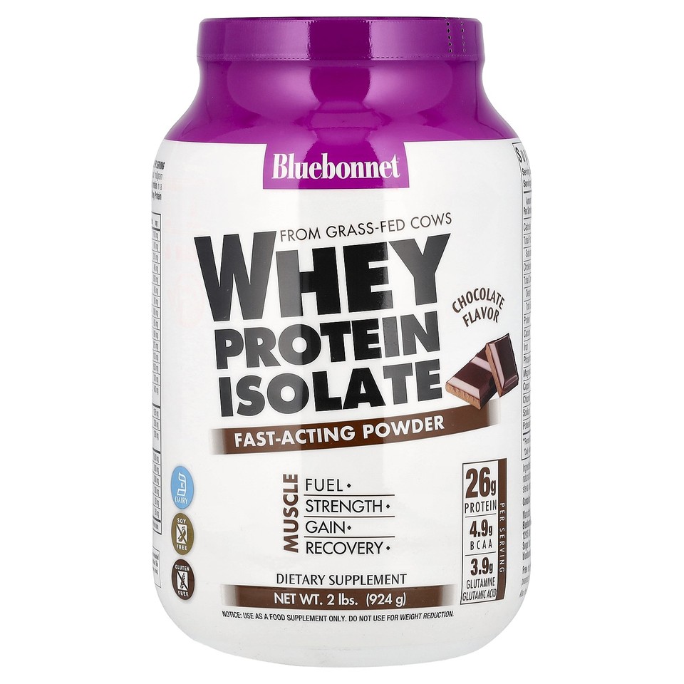 Whey Protein Isolate, Chocolate, 2 lbs (924 g)