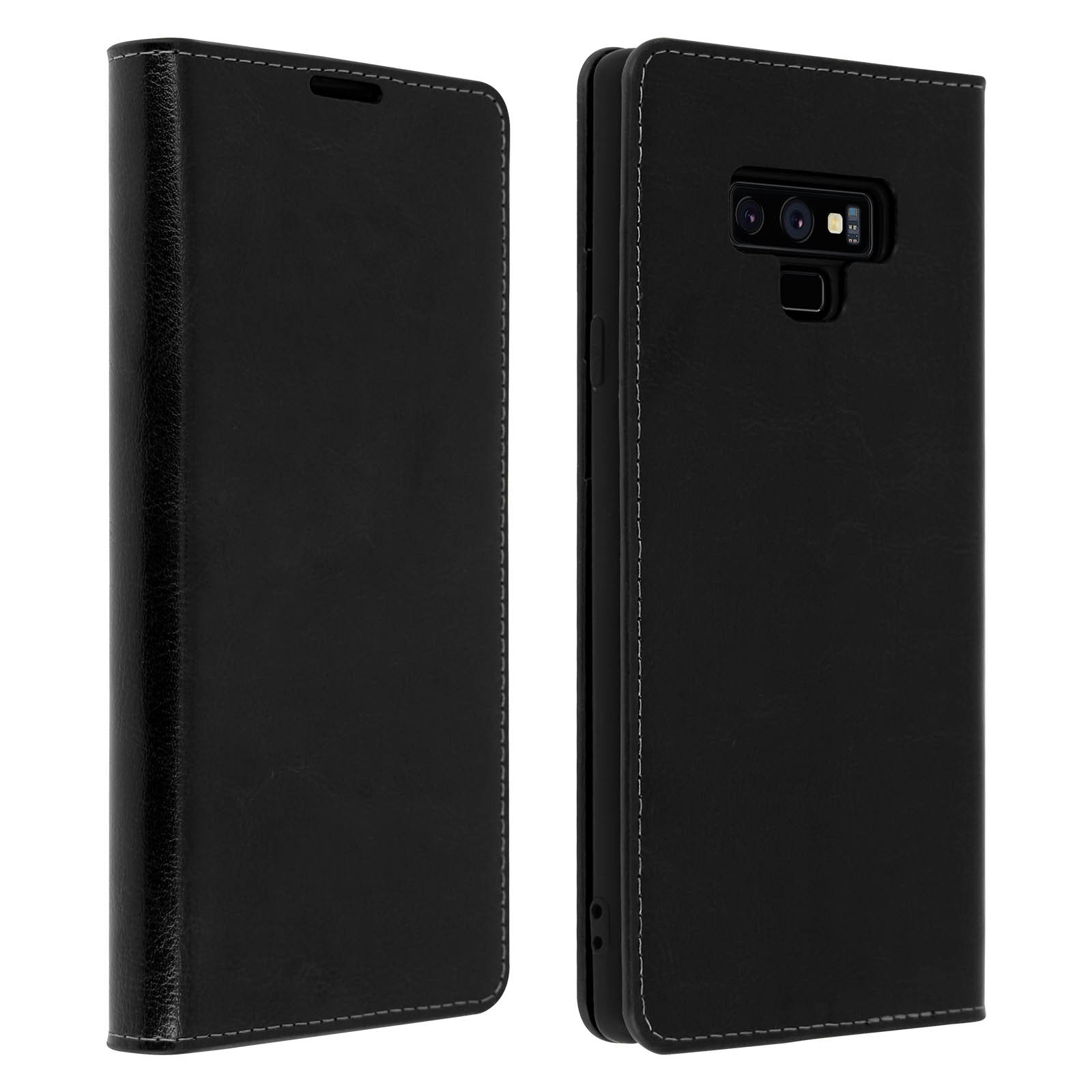 Housse Samsung Galaxy Note 9 Avizar noire pour regarder vos vidéos en voyage