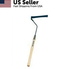38 in Steel Double Edge Grass Shear Grass Whip Wood Handle Pruning tools garden