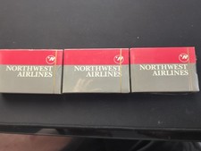 Vintage Northwest Airlines 3 Playing Card Dec...