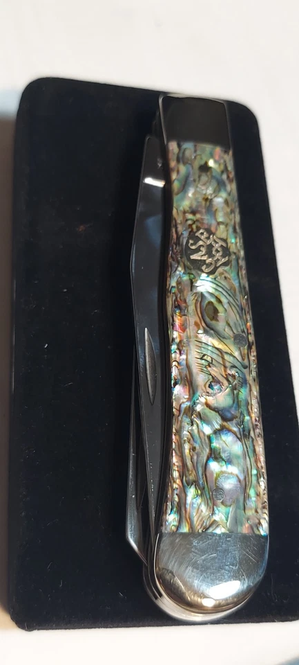 Case Xx Abalone Knife With Clam Shell Shield - Image 2 of 4