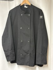 Chef Uniform Coats Size L x3 , Pants Size L x2 Size M x1 , Skull Cap 1 Black