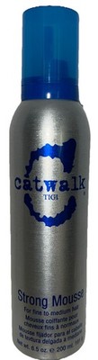 1- TIGI Catwalk STRONG MOUSSE For Fine To Medium Hair (200 ml) New/RARE See Pics
