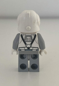 Lego Minifigure Star Wars Clone Trooper V-wing Pilot Grey Helmet 75039 sw0525