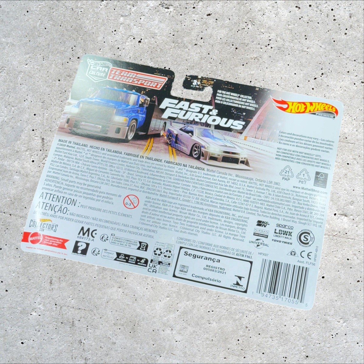 Hot Wheels Fast & Furious ミニカー　　LB-ER34 Hot Wheels Silhouettes LB-ER34 Super Silhouette Nissan Skyline