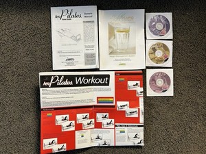 AeroPilates Home Studio Pilates Manual DVD And Workout Poster Set Lot 55-5516