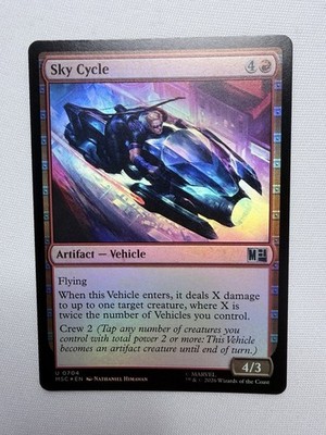 Sky Cycle #704 (Foil) Commander: Marvel Super Heroes MSC Magic MTG M/NM