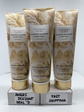 Victoria's Secret Almond Blossom  Oat Milk  3 PACK  Fragrance Body Lotion 8 oz