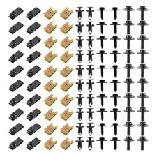 100PCS Car Screws and Bolts, Engine Under Cover Splash Shield Guard Bolts