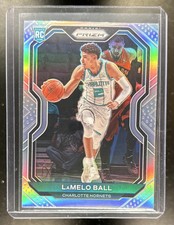 2020-21 Panini Prizm LaMelo Ball Silver Prizm Rookie RC #278 Hornets