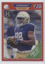 2021 Leaf Pro Set Metal Red Rainbow 86/100 Javon McKinley #38 7m3