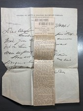 1900s Toledo St Louis & Western Railroad Co. Jack Carey Race Horse Tn B49