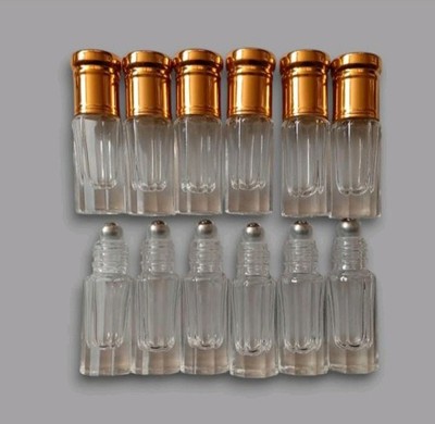 Metall Roll on Glasflaschen Attar 3 ml x 100 Stück   