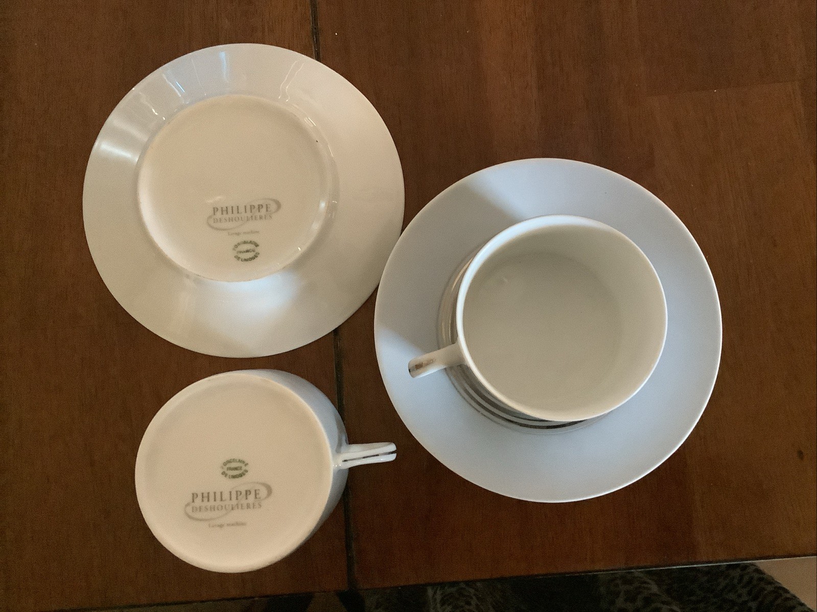 Pair Of philippe deshoulieres Cups/Saucers