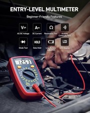 AstroAI AM33D Digital Multimeter Voltmeter Ohmmeter Multi Tester Car Battery