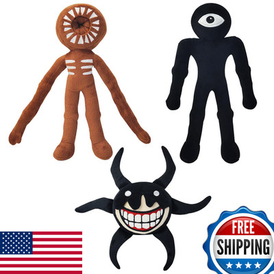Okegztoa 3Pcs Doors Plushhorror Figure Door Plush Toysmonster Horror Game
