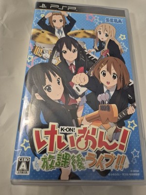 PSP K-On! Houkago Live - Japanese Version - SEGA - Music Rhythm - USED Game