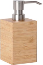 Bamboo Soap Dispenser, Wood Dispenser with 1 Pc Soap Dispenser 
