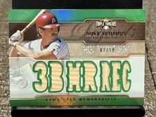 2014 Topps Triple Threads - Legends Relics Mike Schmidt #TTRL-MS Emerald /18 