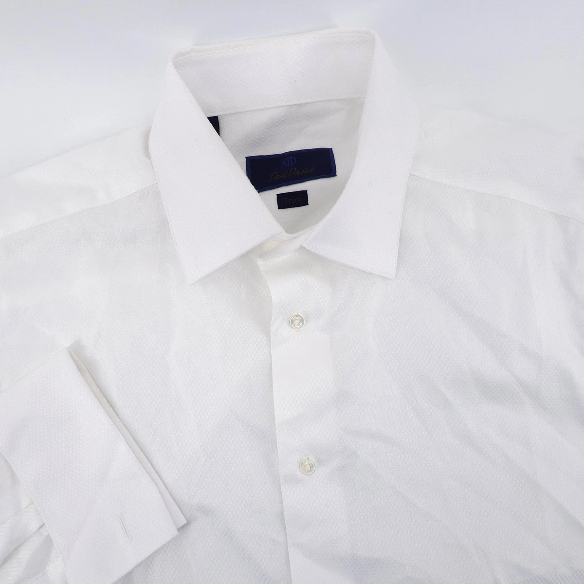 David Donahue White Slim Dress Shirts for Men for sale | eBay