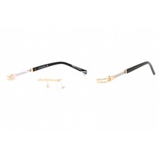 Charriol Men's Eyeglasses Shiny Gold/Silver Rectangular Metal Frame PC75094 C03