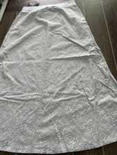 Fresh Produce Size XS Skirt A-line Gray White