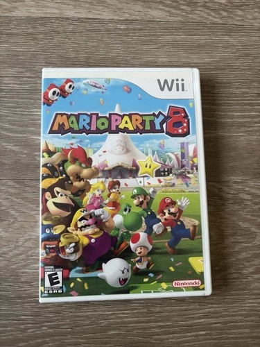 Wii Mario Party 8 With Case & Booklet