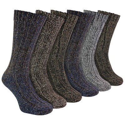 Stiefelsocken Herren 6er Pack gerippt Alpaka