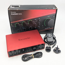 Focusrite Scarlett 18i16 USB-C Audio/MIDI Interface 4th Generation MOSC0036 