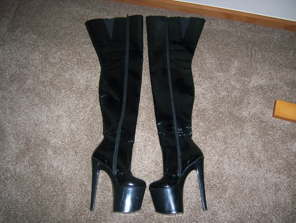 Platform boots shop ebay
