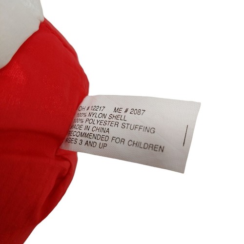 Vintage Puffy Santa Claus Christmas Plush Stuffed Toy 16 inch Nylon Squishy - Picture 5 of 8