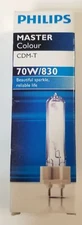 Philips CDM-T 70W/830 G12 MASTERColor 3000K metal halide bulb 196996 70 T6 830