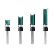 ZOKMOK Pattern Flush Trim Router Bits 1/4 Shank Bottom Bearing Pattern Router...